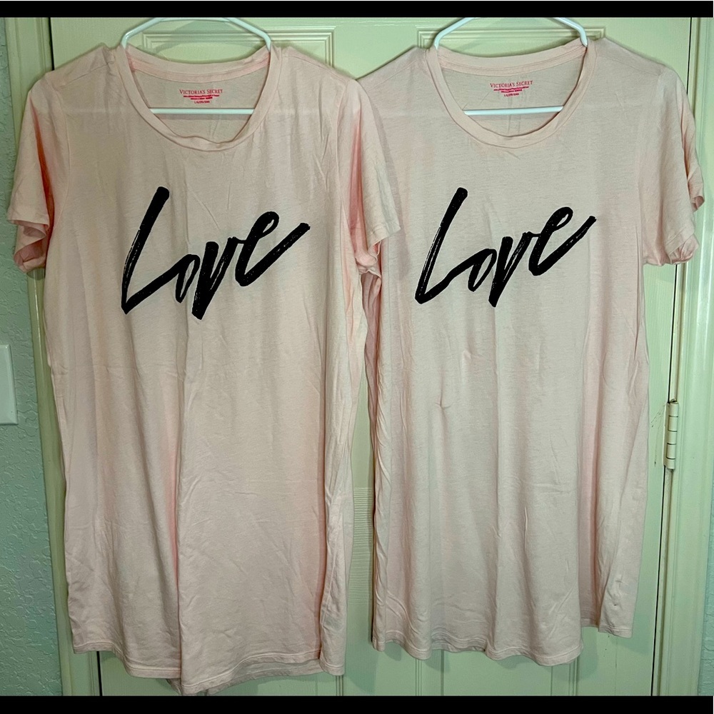 2 Soft light weight sleepshirts